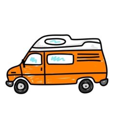 Campervan-Ticket (>5m)